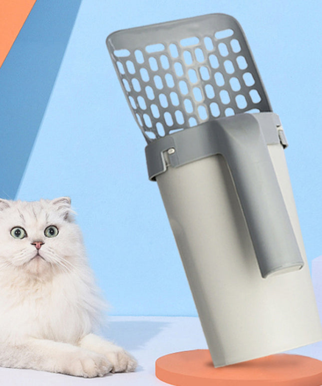 Storage Box Integrated Lazy Cat Litter Shovel Set – Durable & Easy Clean | www.petpexi.com