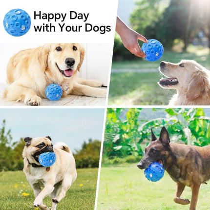 Interactive Squeaky Dog Ball – Durable Chew Toy for Aggressive Chewers | petpexi.com