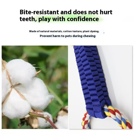 Dog Tug-of-war Toy Interactive Tooth Cleaning Rope – Best Interactive Dog Toys | www.petpexi.com