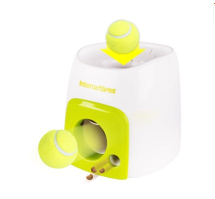 Smart Pet Feeder Tennis Ball Reward Machine for Dogs and Cats