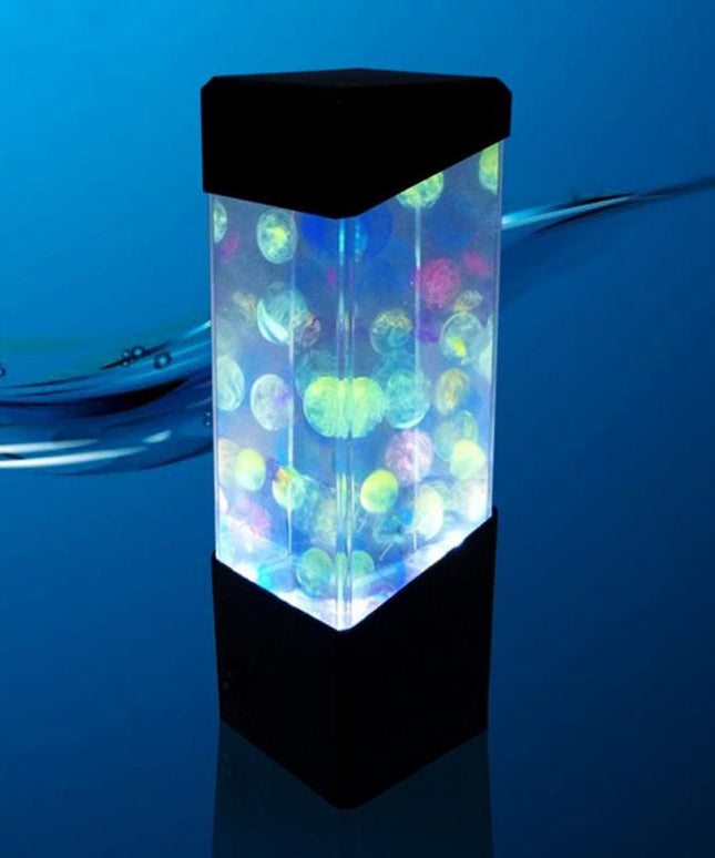 Colorful LED Jellyfish Night Light – Battery Powered Ambient Lamp | PetPexi