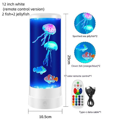 Jellyfish Lamp USB Colorful LED – Color Changing Small Night Lamp | Free USA Shipping | PetPexi