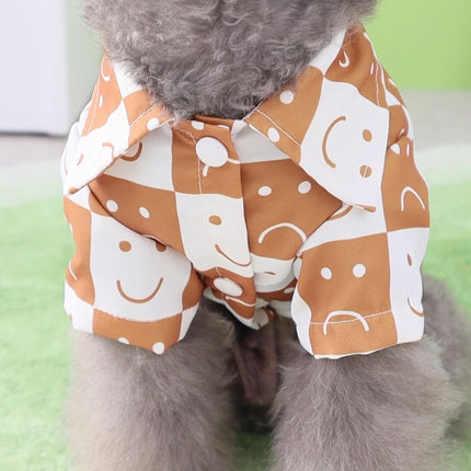 Checkered Dog Shirt – Casual Pet Outfit for Small Dogs & Cats | Petpexi