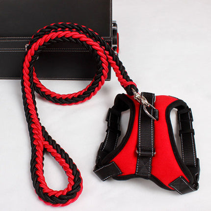 Saddle Chest Strap Dog Leash - Heavy-Duty Adjustable Harness for Dogs - petpexi.com