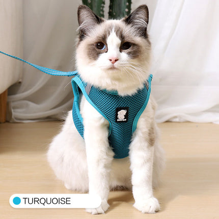 Anti-strike Cat Traction Harness – Sandwich Cat Walker for All Cats | Petpexi
