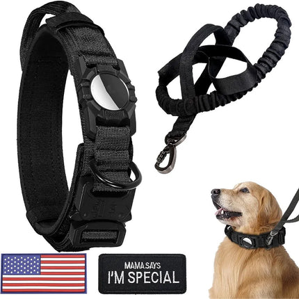 Waterproof Dog Collar with AirTag Protective Cover – Durable Nylon Pet Collar for GPS Tracking | petpexi.com