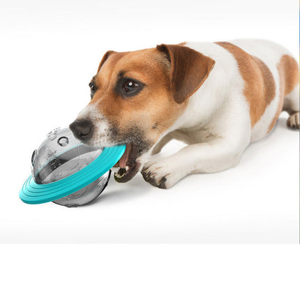 Petpexi Leak-Feeding Educational Toy for Dogs and Cats - Lake Blue & Yellow