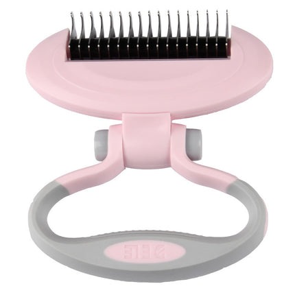 Dog Grooming Comb & Knot Remover with Multi-Angle Rotation – Steel & ABS | Petpexi