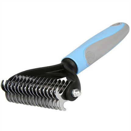 Dual-Sided Grooming Brush for Dogs & Cats – Deshedding & Dematting Tool | Petpexi