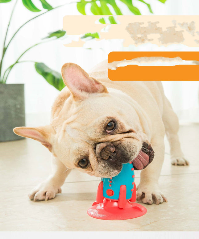 Rocket Dog Toy - Bite-Resistant Leaking Food Pet Toy