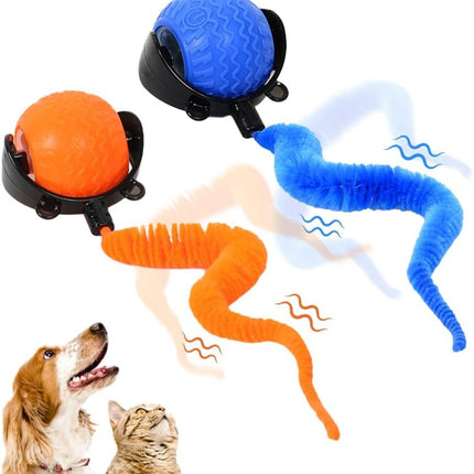 Interactive Cat Ball Toy with Cord Mouse, 2025 Smart Self-Rolling Pet Toy