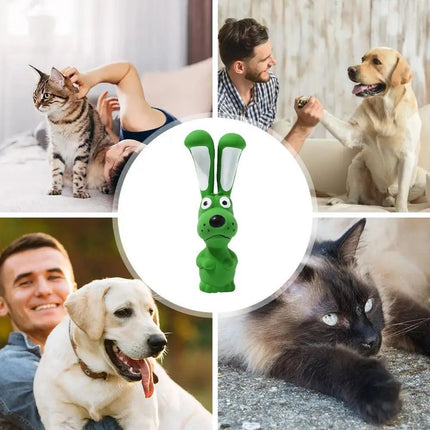 Pet Latex Hippo Squeaky Dog Toy – Durable, Interactive & Safe | www.petpexi.com