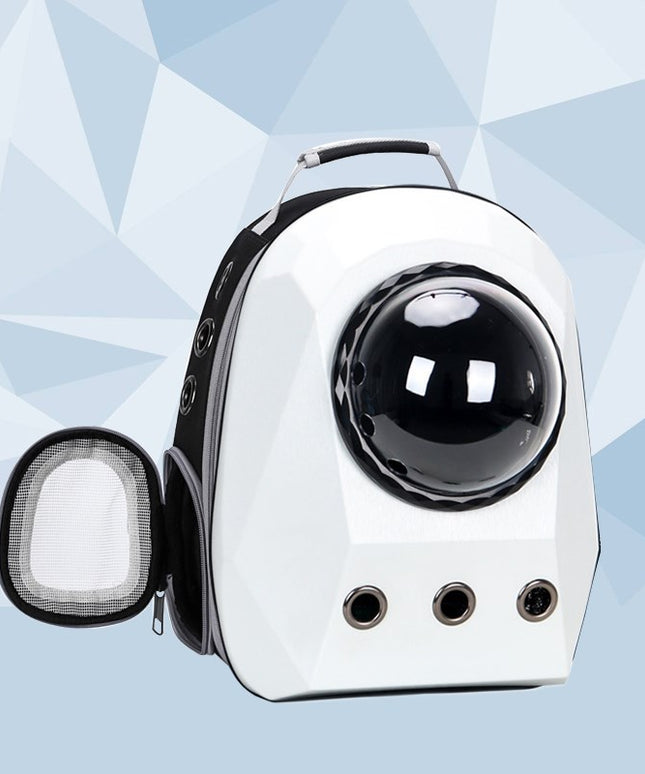 Breathable Cat Carrier Backpack with Space Capsule Design – Travel Pet Bag for Cats & Dogs | Petpexi