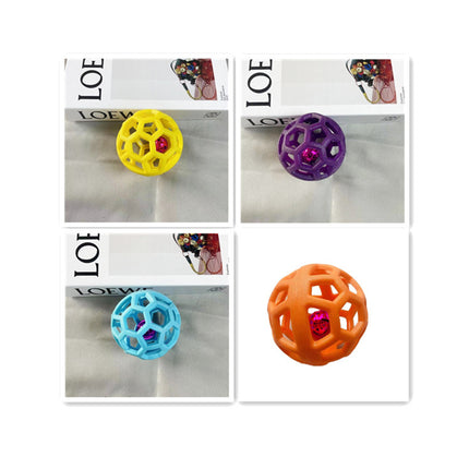 Durable TPR Dog Chew Ball Toy for Interactive Play and Teeth Cleaning - Petpexi