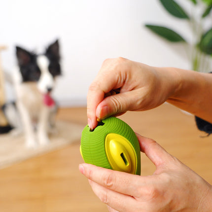 Dog Spills Ball Avocado Rubber Pet – Durable Chew Toy – www.petpexi.com
