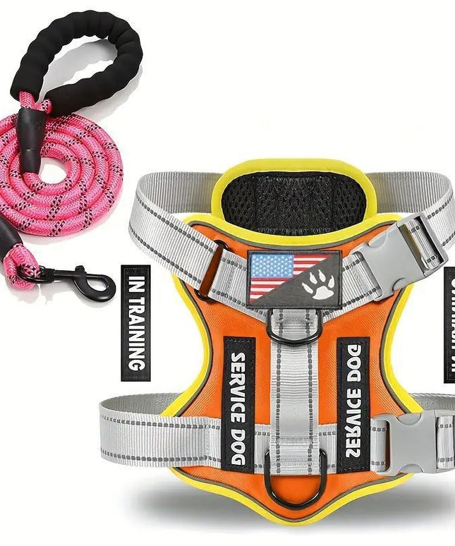 No-Pull Dog Harness & Leash Set – Comfortable, Tangle-Free Walks for All Breeds | Petpexi