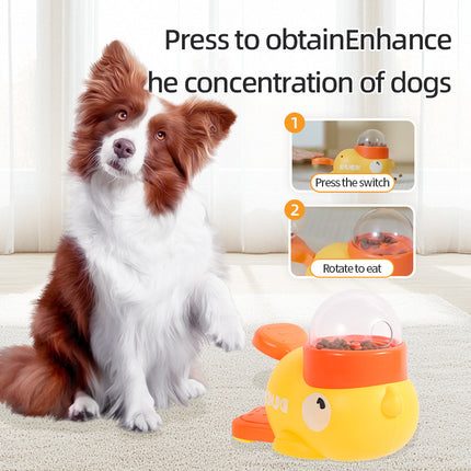 Duck Puzzle Dog Feeder – Interactive Treat Dispenser Toy | petpexi.com