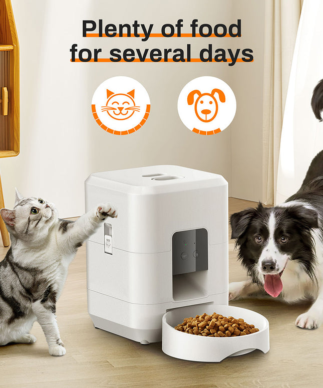 Pet Smart Feeder 2L WiFi Timing Dog & Cat Feeding Machine