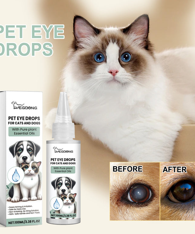 Dogs and Cats Eye Care Eye Drops – Soothing, Protective Eye Formula | Petpexi