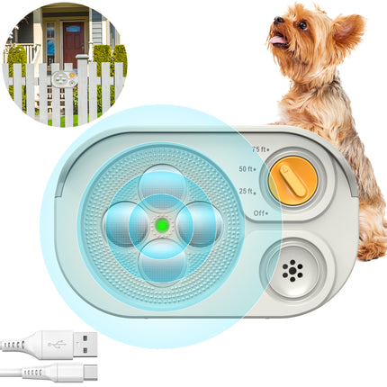 Automatic Ultrasonic Anti-Bark & Dog Training Device – Rechargeable & Waterproof