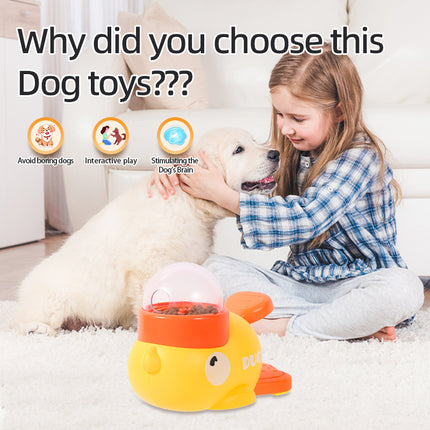 Duck Puzzle Dog Feeder – Interactive Treat Dispenser Toy | petpexi.com