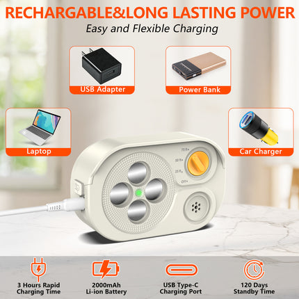 Automatic Ultrasonic Anti-Bark & Dog Training Device – Rechargeable & Waterproof