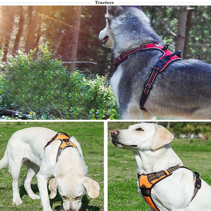 Truelove Pet Adjustable Reflective Dog Harness for Big & Medium Dogs | Petpexi