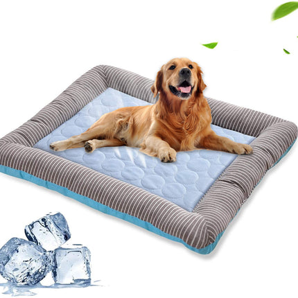 Soft Ice Silk Pet Cooling Pad Bed for Dogs & Cats – Summer Cool Mat by www.PetPexi.com with Fast Free Shipping in USA

