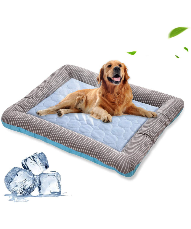 Soft Ice Silk Pet Cooling Pad Bed for Dogs & Cats – Summer Cool Mat by www.PetPexi.com with Fast Free Shipping in USA

