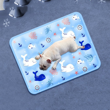 Pet Cooling Gel Ice Pad for Dogs and Cats – Lightweight Summer Mat with Fun Designs – Available at www.petpexi.com – Fast USA Shipping

