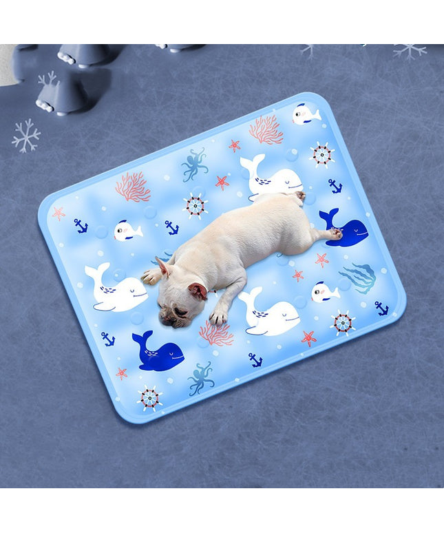 Pet Cooling Gel Ice Pad for Dogs and Cats – Lightweight Summer Mat with Fun Designs – Available at www.petpexi.com – Fast USA Shipping

