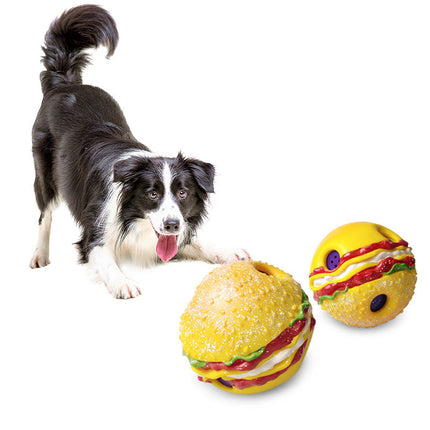 Squeaky vinyl pet ball with music for large dogs from www.petpexi.com, durable and fun with free USA shipping