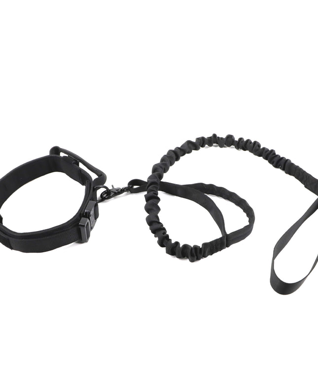 Pet Tactical Dog Collar and Leash Set – Adjustable Military Nylon Traction Belt | Petpexi