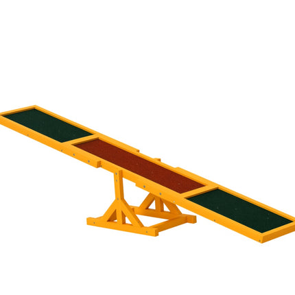Wooden Dog Agility Seesaw – Weather Resistant 71" Exercise & Training Equipment