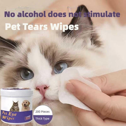Pet Eye Wipes for Dogs & Cats – Tear Stain Remover & Gentle Eye Cleaning | Petpexi
