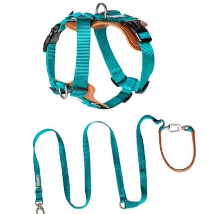 Multifunctional Dog Rope Leash with Chest Strap - Heavy-Duty Adjustable Reflective Dog Leash for Small, Medium, Large Dogs - petpexi.com