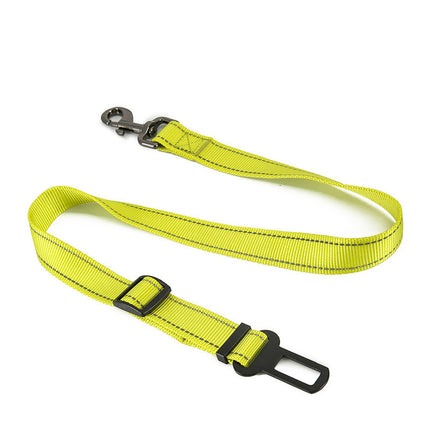 Adjustable Pet Seat Belt with Cushion – Car Safety Buckle for Dogs | PetPexi