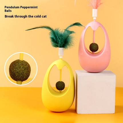 Catnip Ball Tumbler Cat Teaser Molar Toy – Interactive Fun for Cats | Petpexi