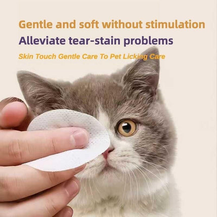 Pet Eye Wipes for Dogs & Cats – Tear Stain Remover & Gentle Eye Cleaning | Petpexi