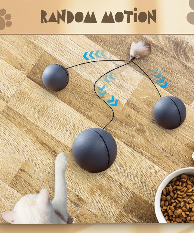 Interactive Cat Ball Toy – Automatic Moving Self-Rolling Pet Toy for Cats & Dogs | Petpexi