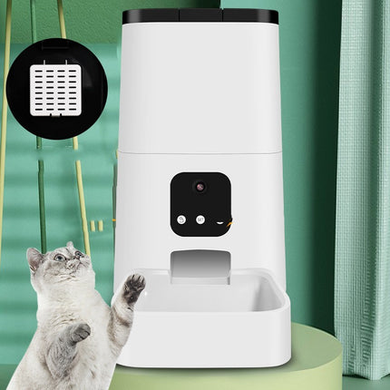 Intelligent 5L Fully Automatic Pet Feeder for Cats & Dogs – App Controlled | 5G Video & Button Versions | Fast Free USA Shipping | petpexi.com