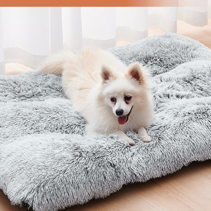 Washable Large Dog Sofa Bed Mats - Long Plush Pet Kennel, Multiple Sizes | PetPexi