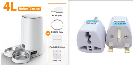 ROJECO 4L Automatic Pet Feeder – Cat & Small Dog Food Dispenser with WiFi/App Control | Fresh, Easy Cleaning | Fast Free Shipping USA – petpexi.com