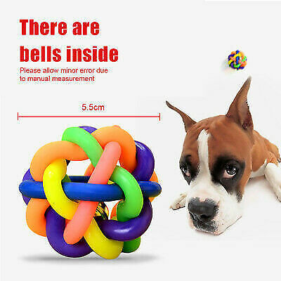 15X Tough Dog Toys Bundle Chew Rope Knot Ball Squeakers Pet Puppy Teething - Petpexi
