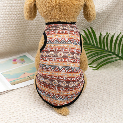 Ethnic Style Teddy Vest for Small Dogs – Cozy, Colorful & Cute | Petpexi
