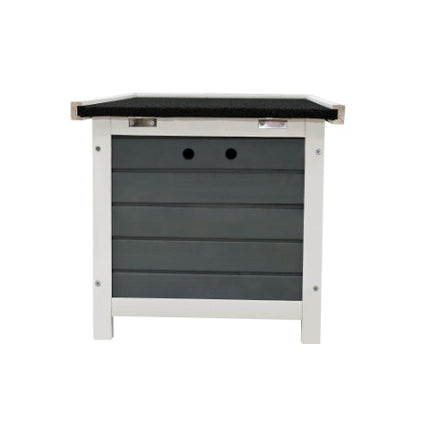 Weatherproof Wooden Outdoor Rabbit Hutch Lockable Door Openable Top Indoor for Small Animals