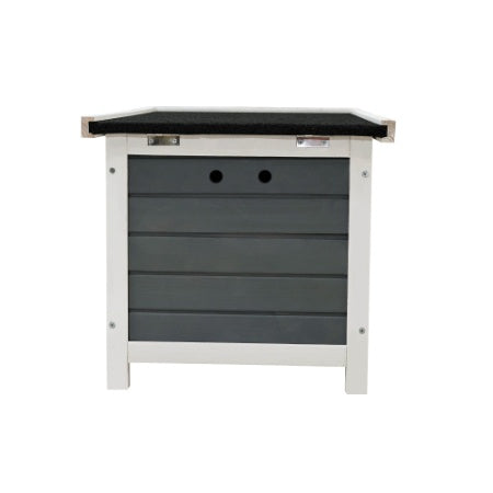 Weatherproof Wooden Outdoor Rabbit Hutch Lockable Door Openable Top Indoor for Small Animals