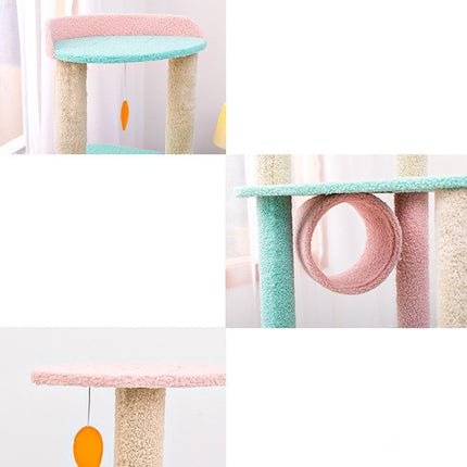 Large Cat Scratching Post – Multi-Level Cat Tower & Play Tree | Petpexi