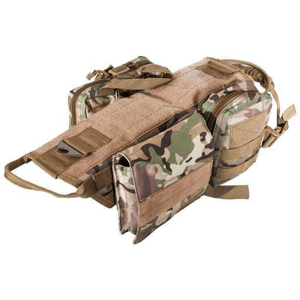 Ihrtrade Tactical Dog Harness Molle System Vest Adjustable Military for Small Large Dogs - Best Harness for French Bulldogs, Puppy Harness - petpexi.com