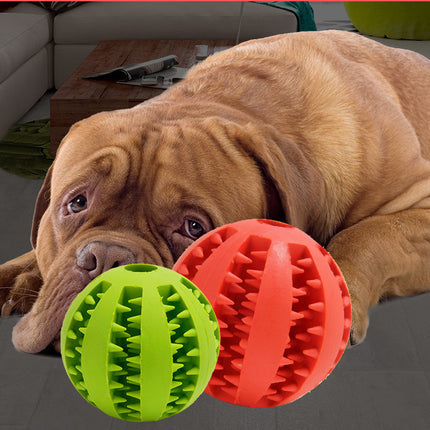 Rubber Watermelon Ball - Durable Pet Dog Toy for Chewing & Play | Petpexi